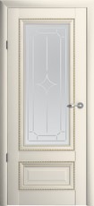 Дверь Albero Галерея Версаль 1 со стеклом Ваниль Винил
