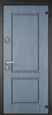 Дверь Torex Domani 100 ФМ Синий гиацинт SW-C1 ФМ Ирландский серый SW-HT1